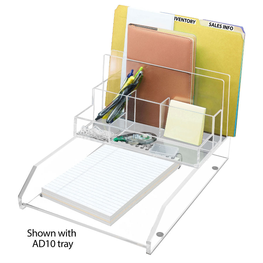 Kantek AD245 Acrylic File Sorter/ Desk Organizer