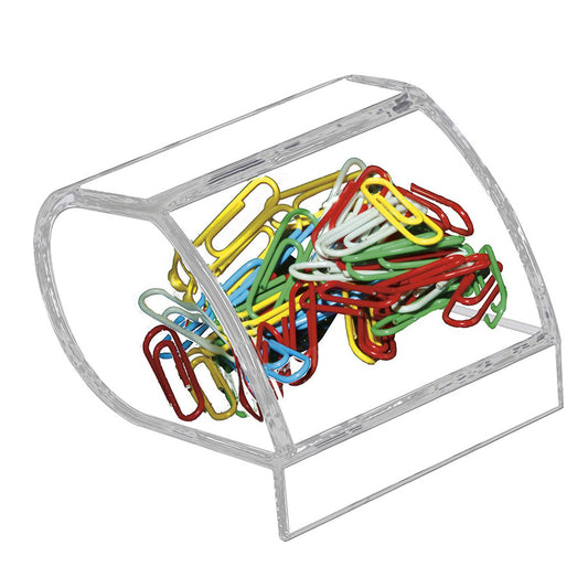 Kantek AD40 Acrylic Paper Clip Holder