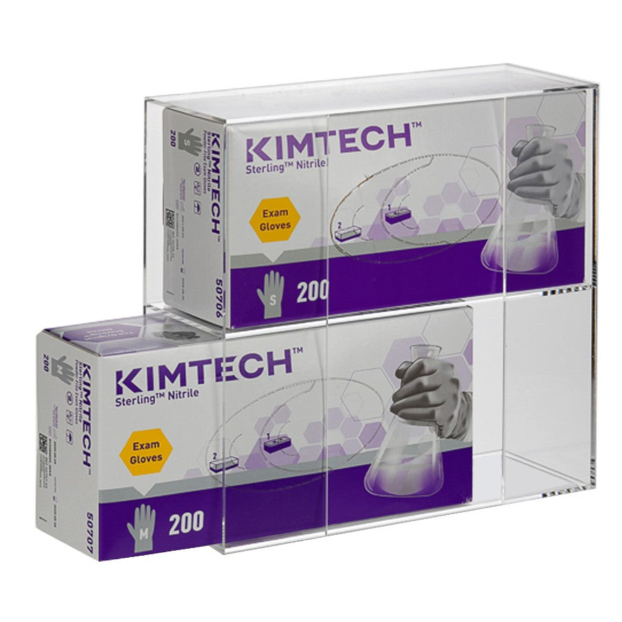 Kantek AH125 Acrylic Double Glove Dispenser Easy-Box-Swap **NEW**