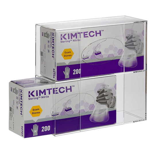 Kantek AH125 Acrylic Double Glove Dispenser Easy-Box-Swap **NEW**