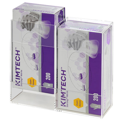 Kantek AH125 Acrylic Double Glove Dispenser Easy-Box-Swap **NEW**