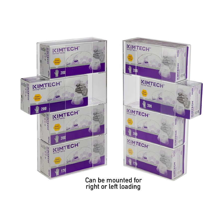 Kantek AH145 Acrylic Quad Glove Dispenser Easy-Box-Swap **NEW**