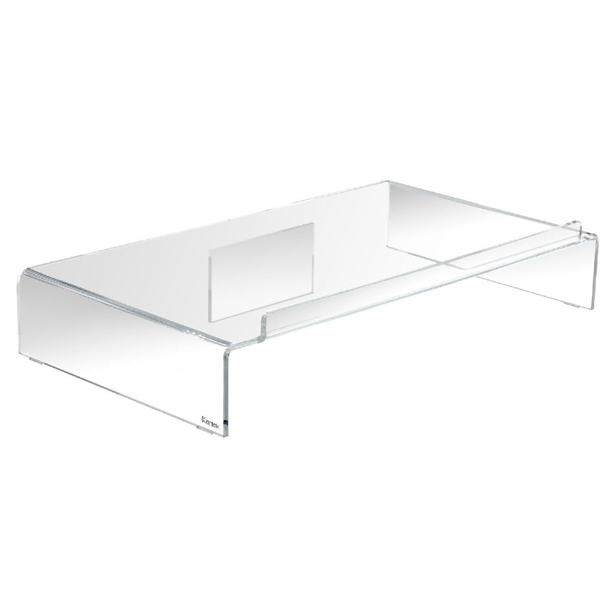 Kantek AMS300 Acrylic Monitor Stand / Keyboard Storage