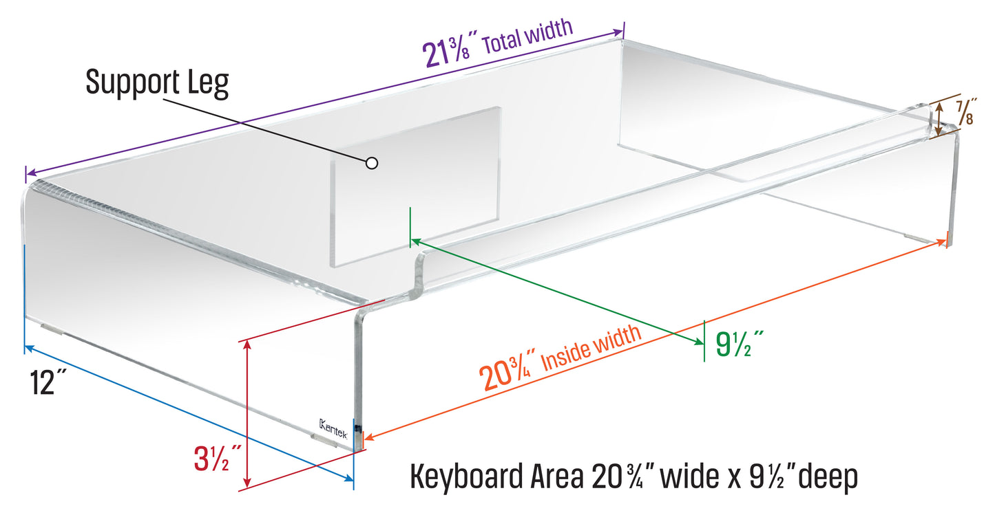 Acrylic Monitor Stand