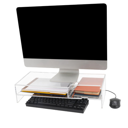 Acrylic Monitor Stand / Desk Organizer
