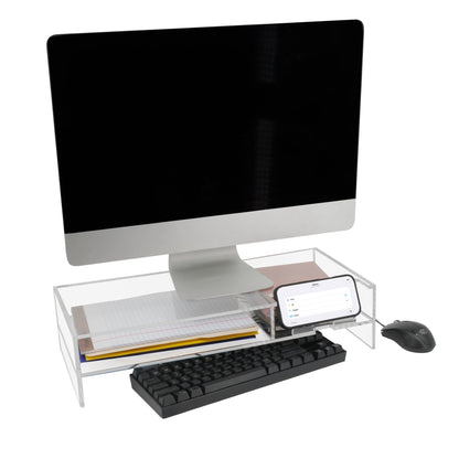 Acrylic Monitor Stand / Desk Organizer