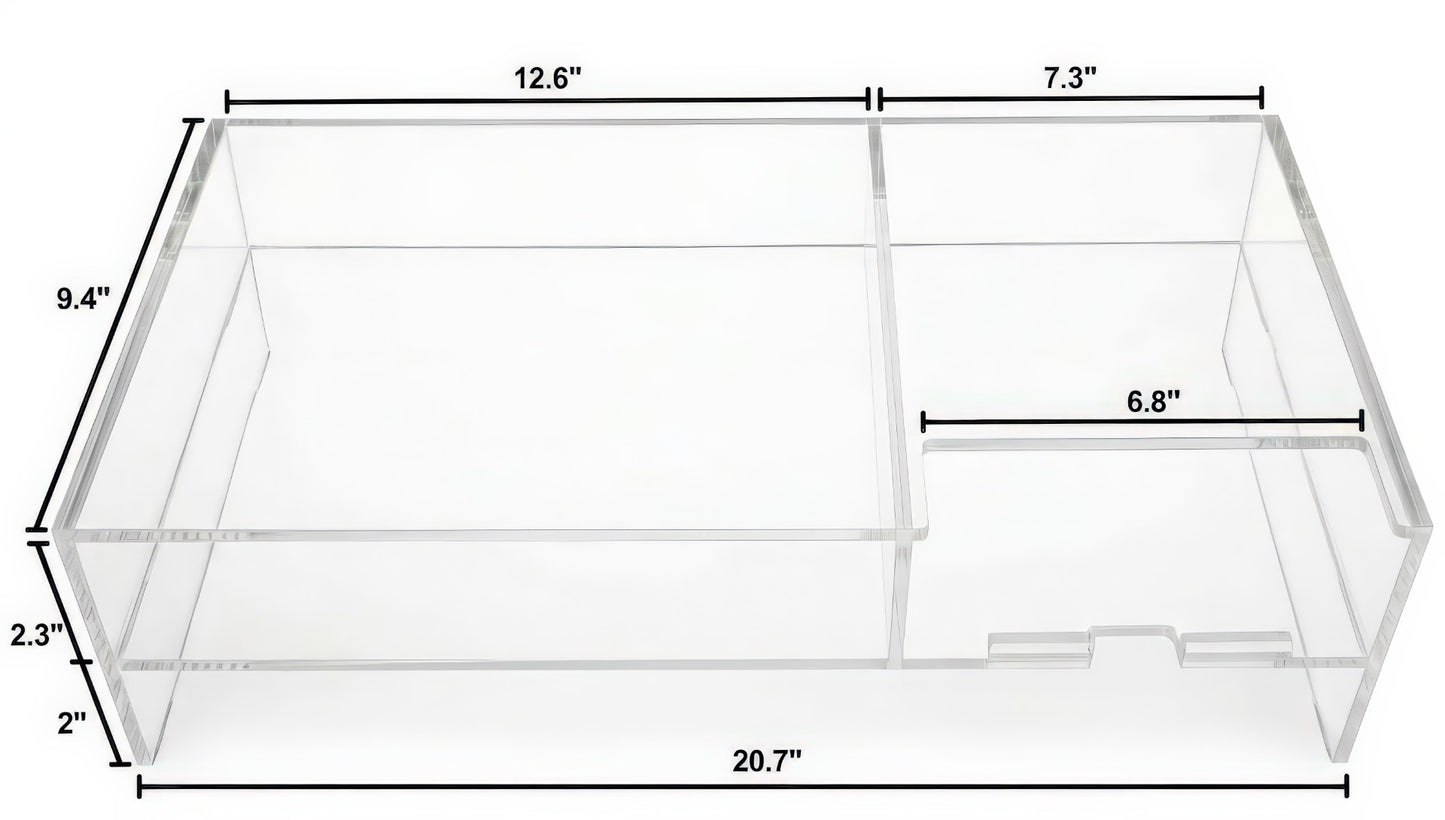 Acrylic Monitor Stand / Desk Organizer