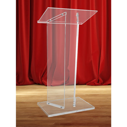 Kantek AP360 Acrylic Standing Podium / Lecturn **NEW**