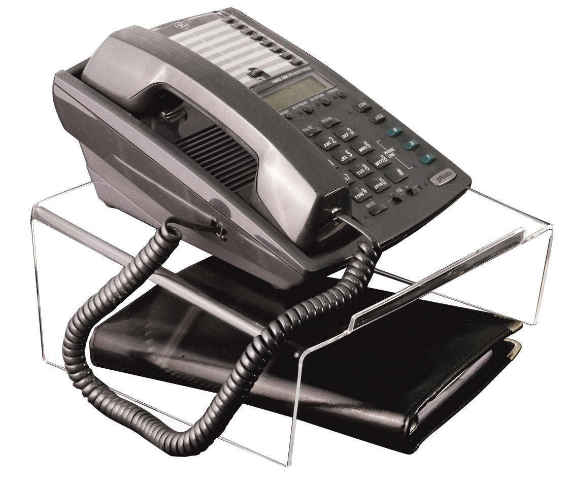Kantek ATS580 Acrylic Angled Telephone Stand