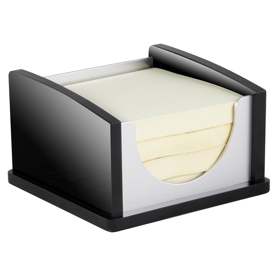 Kantek BA305 Black Acrylic & Aluminum Memo Pad Holder