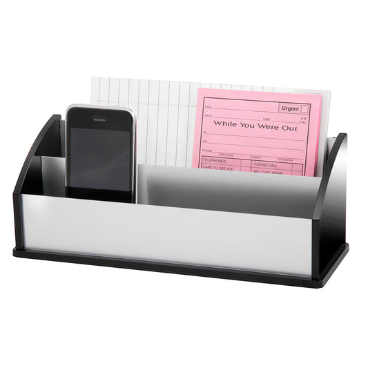 Kantek BA350 Black Acrylic & Aluminum Letter/Message Sorter