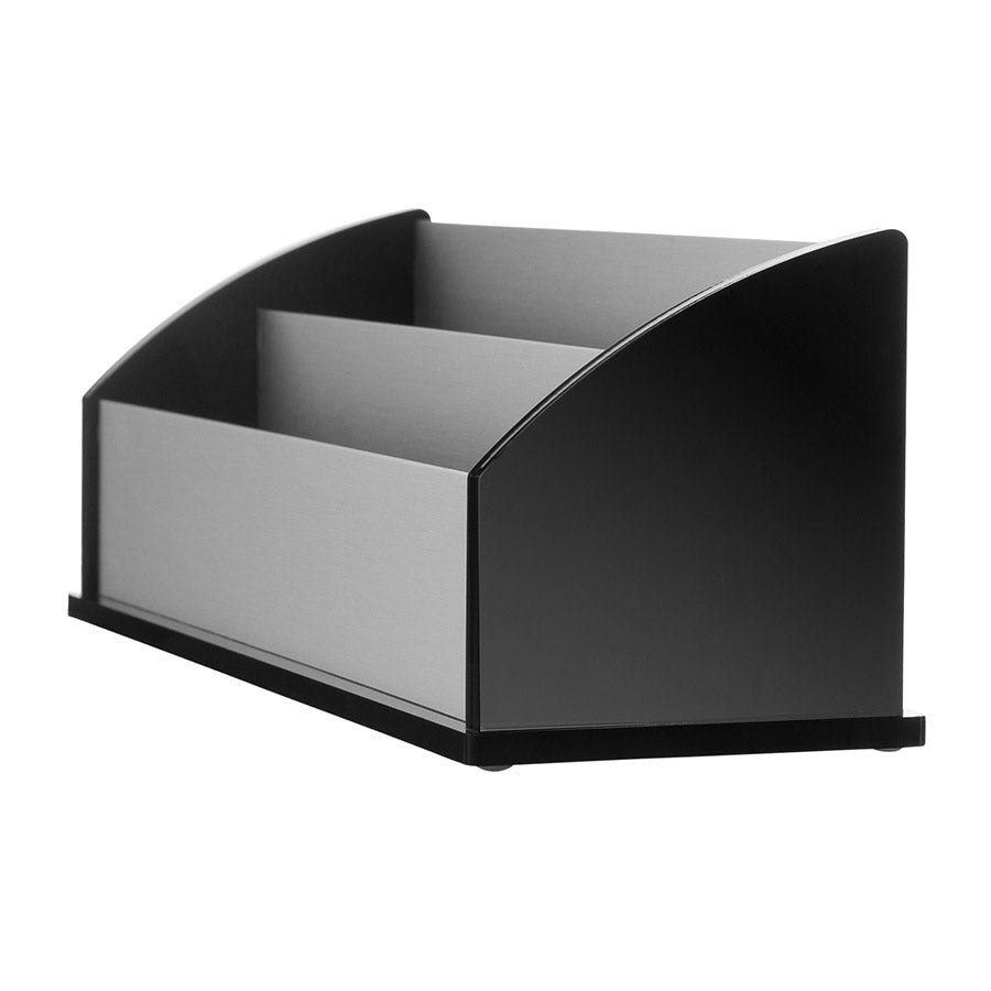 Kantek BA350 Black Acrylic & Aluminum Letter/Message Sorter