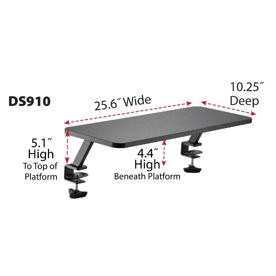 Kantek DS910 Desktop Clamp Shelf