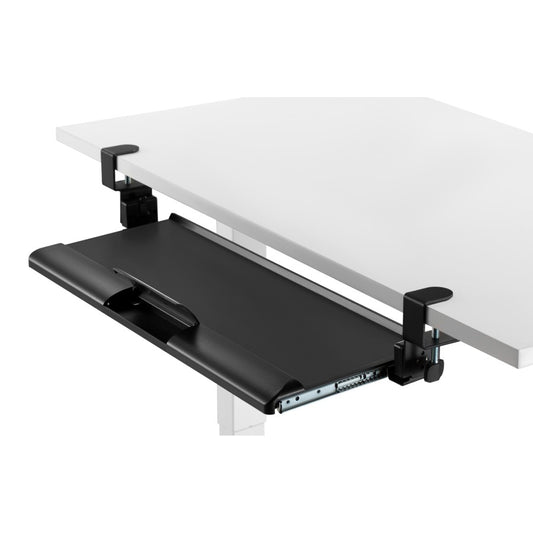 Kantek KT175 Desk Clamp 5 Position Tilting Keyboard Tray