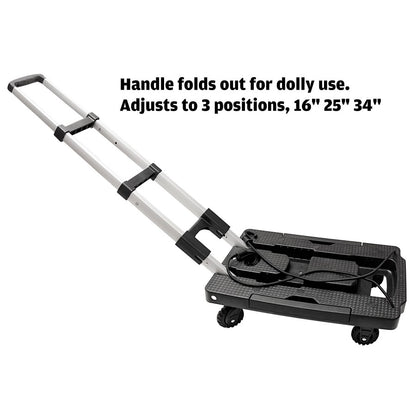 Kantek LGLC250 Ultra Lite Folding Cart - 250 lb Capacity **NEW**