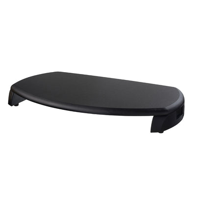 Kantek MS280B Monitor Stand with Keyboard Storage - Black