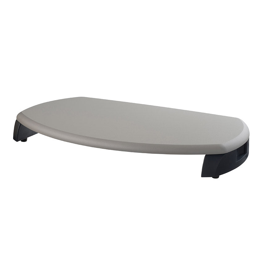 Kantek MS280 Monitor Stand with Keyboard Storage - Two Tone Gray