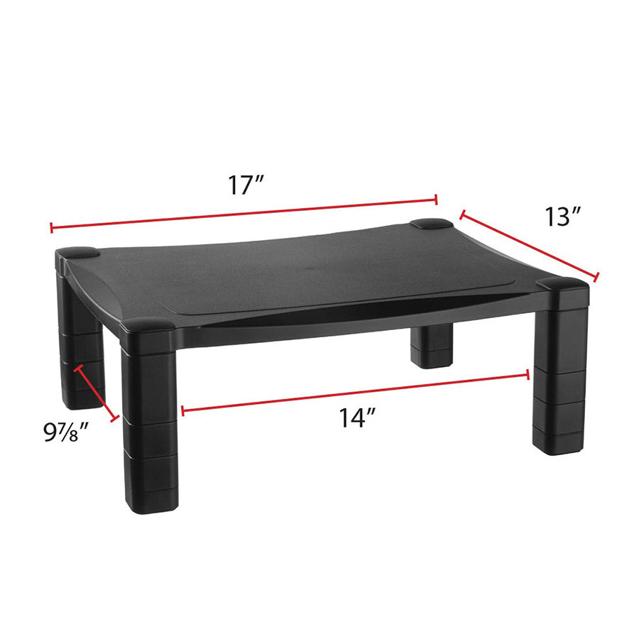 Kantek MS400 Adjustable Monitor Stand - Single Level