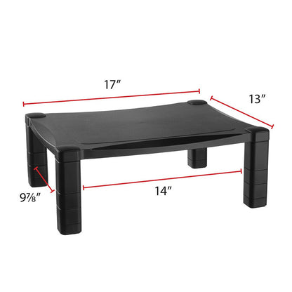 Kantek MS400 Adjustable Monitor Stand - Single Level