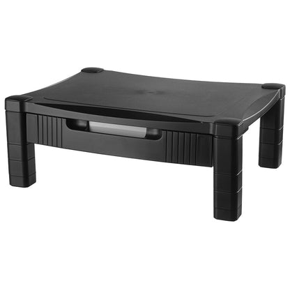 Kantek MS420 Adjustable Monitor Stand - Single Level with Drawer