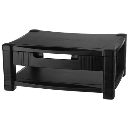 Kantek MS480 Adustable Monitor Stand - Two Tier with Drawer