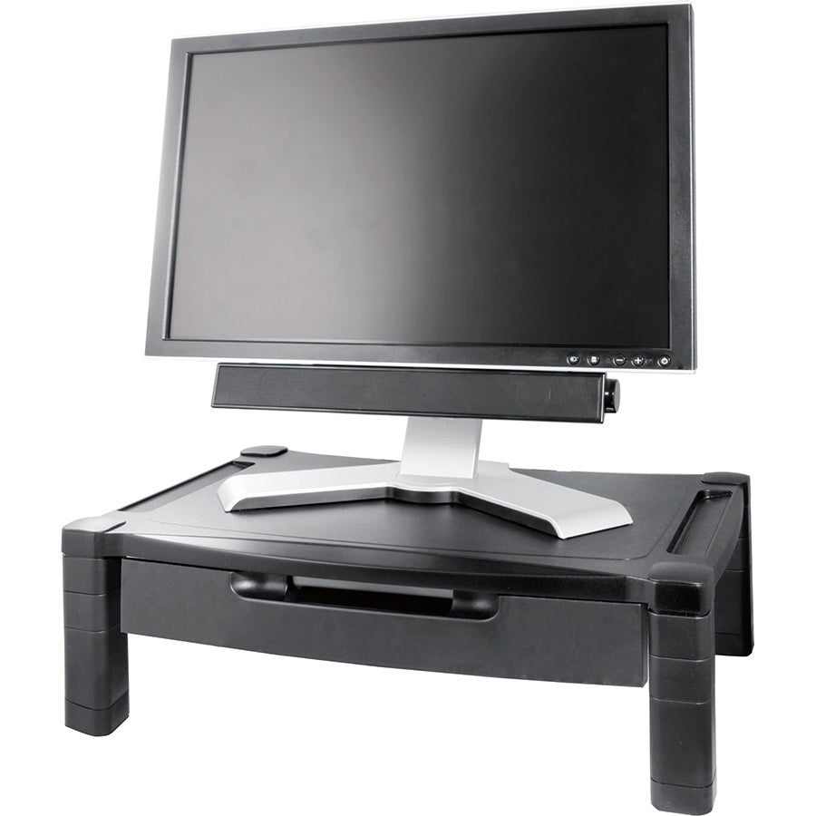 Kantek MS520 Extra Wide Deluxe Monitor Stand with Drawer