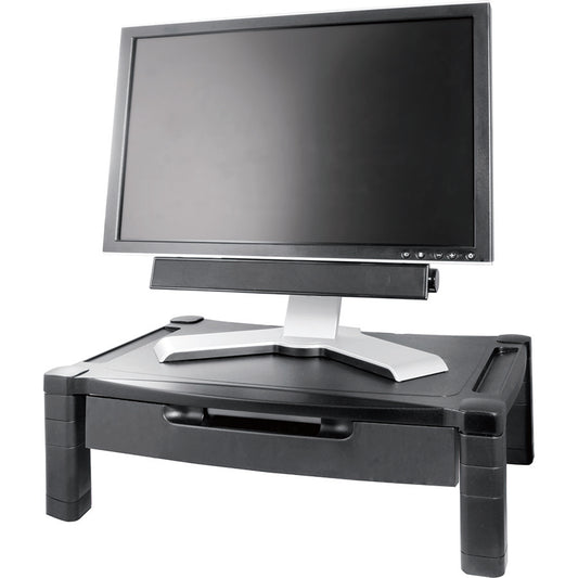 Kantek MS520 Extra Wide Deluxe Monitor Stand with Drawer