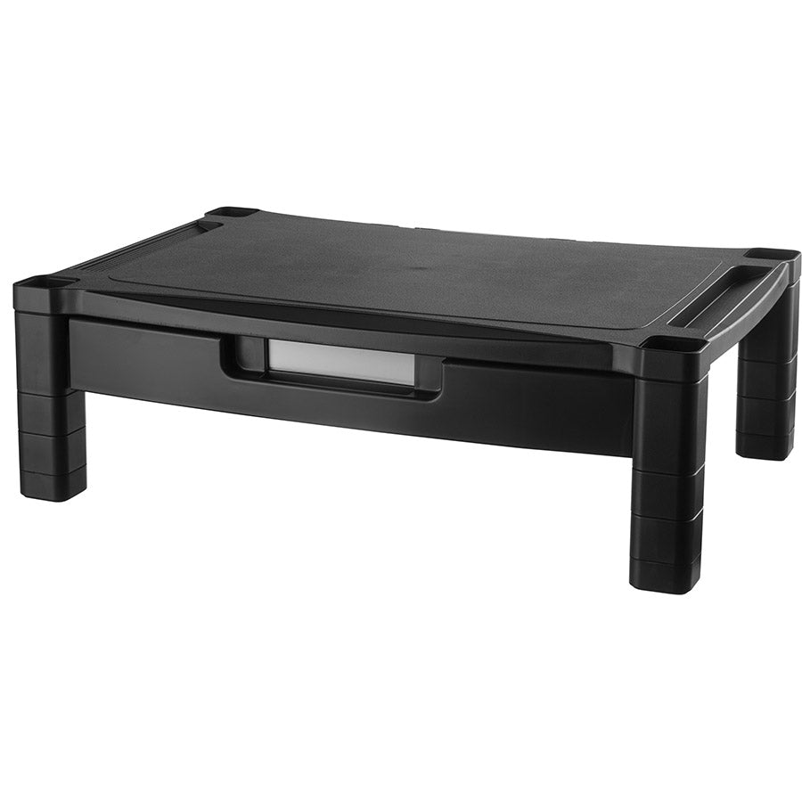 Kantek MS520 Extra Wide Deluxe Monitor Stand with Drawer