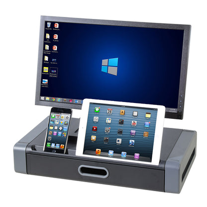 Kantek MS760 MDF + Steel Monitor Riser 19.1inch Wide