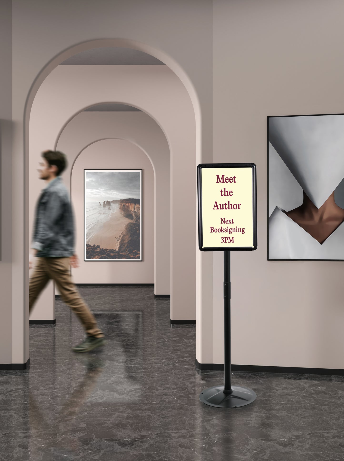 Floor Stand Sign Holder