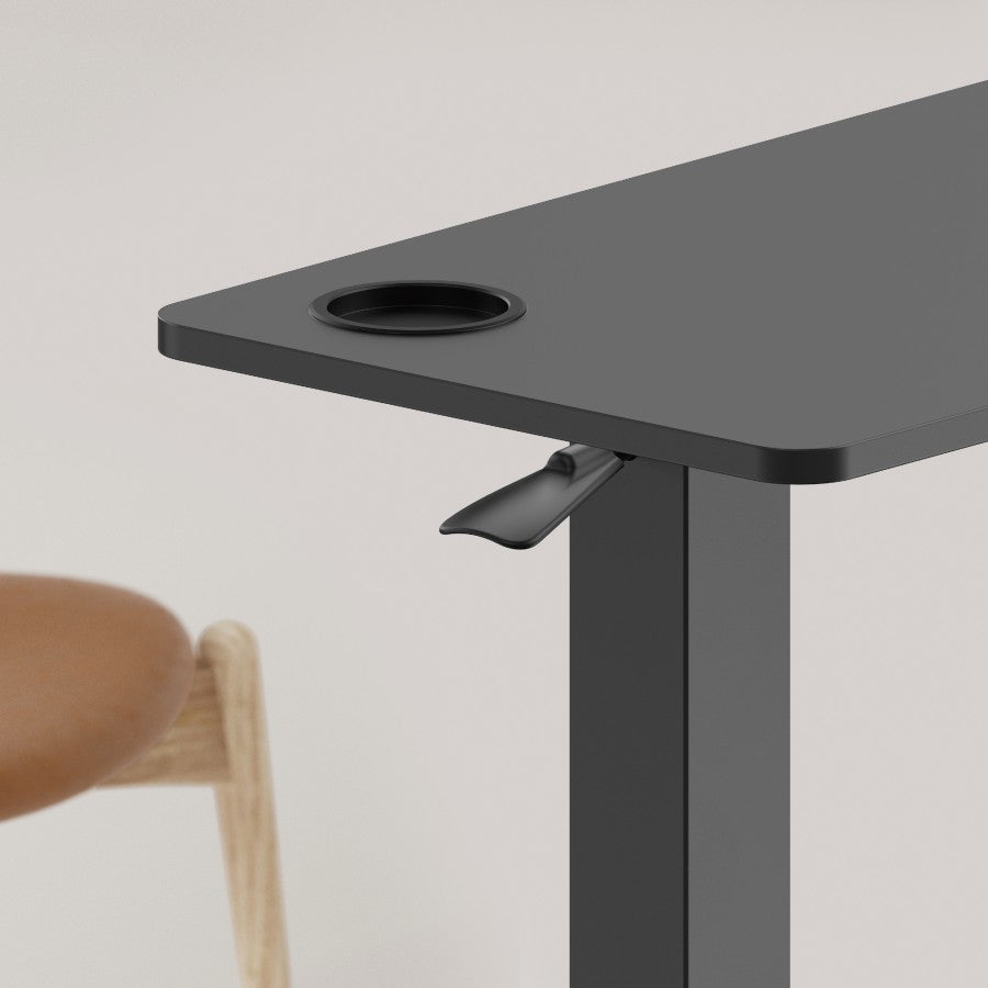 Kantek STS500B Side Desk Mobile Sit to Stand