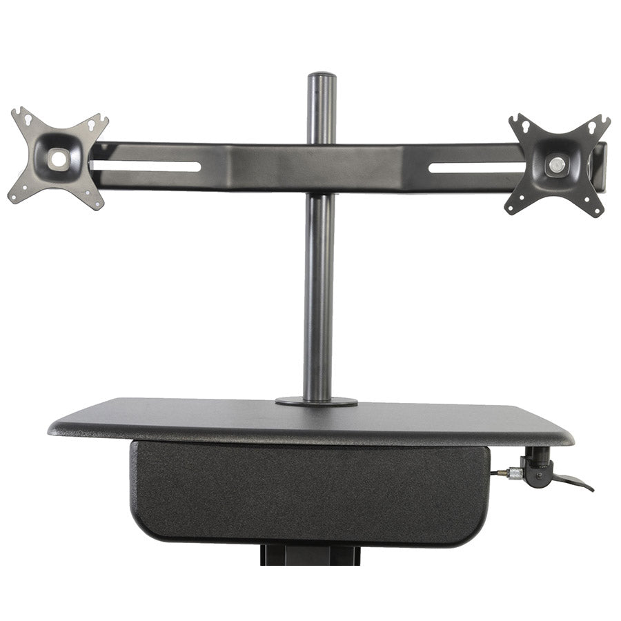 Kantek STS802 Dual Monitor Arm for Sit to Stand Systems