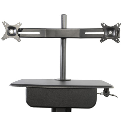 Kantek STS802 Dual Monitor Arm for Sit to Stand Systems