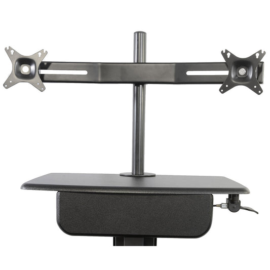 Kantek STS802 Dual Monitor Arm for Sit to Stand Systems