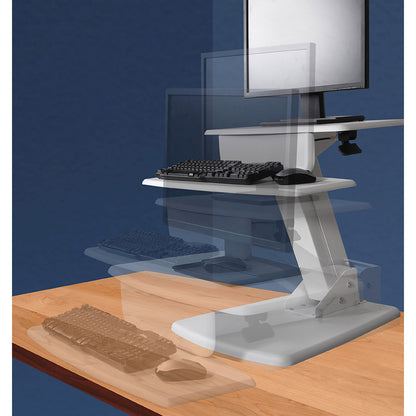 Kantek STS810W Desk Top Sit to Stand