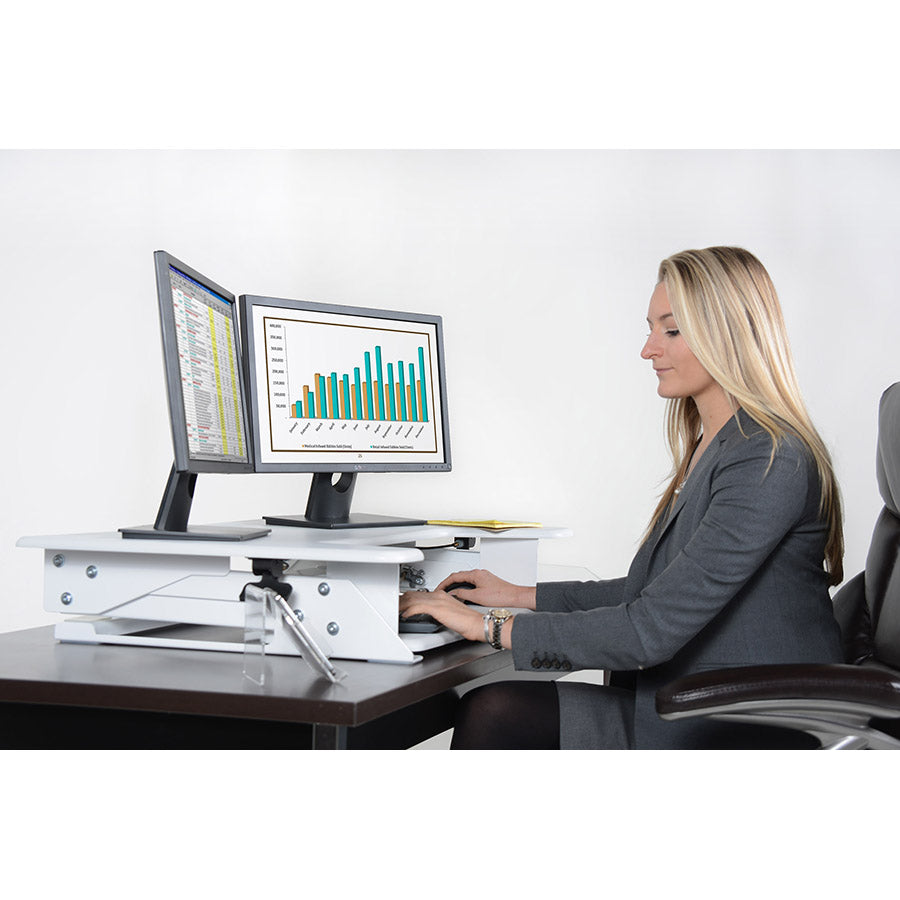 Kantek STS900W Sit to Stand Riser