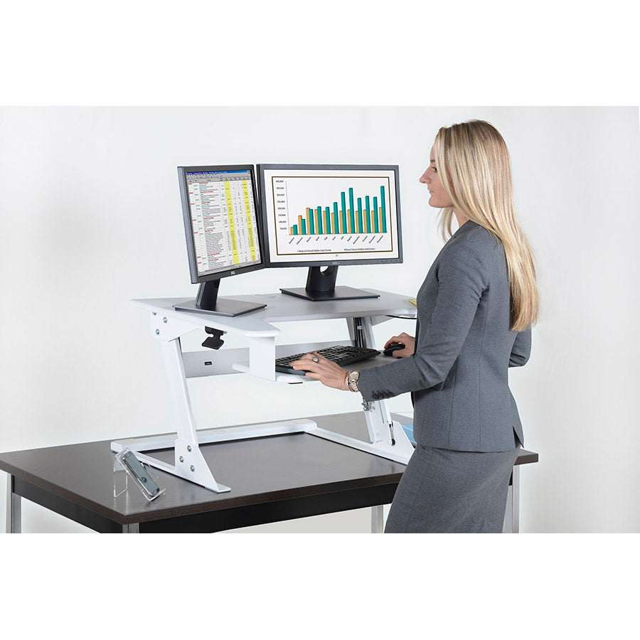 Kantek STS900W Sit to Stand Riser