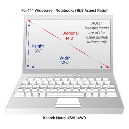 Kantek SVL14W9 Secure View Blackout Privacy