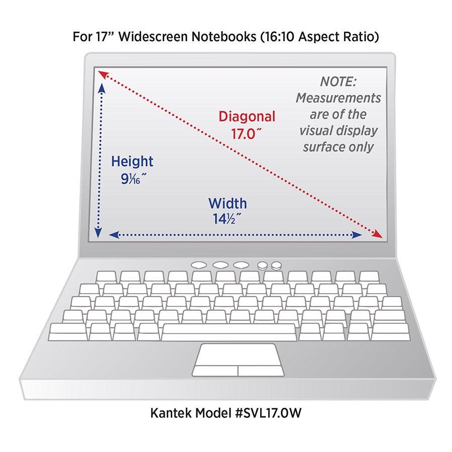 Kantek SVL17.0W Secure View Blackout Privacy