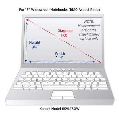 Kantek SVL17.0W Secure View Blackout Privacy