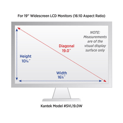 Kantek SVL19.0W Secure View Blackout Privacy