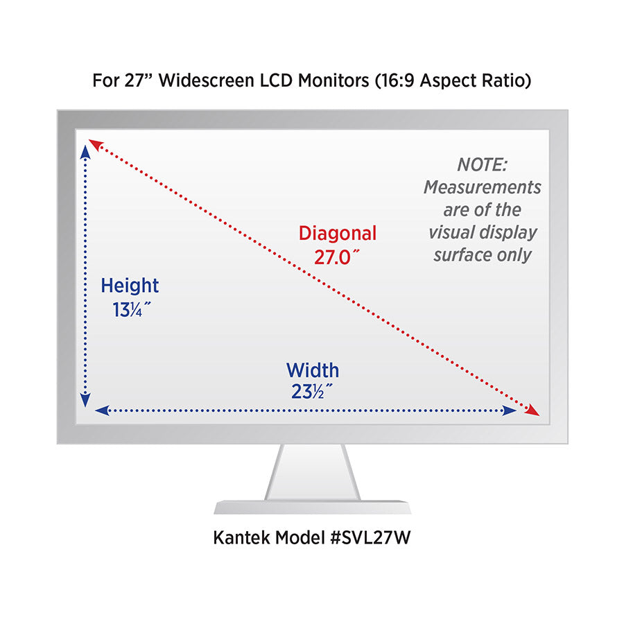 Kantek SVL27W Secure View Blackout Privacy