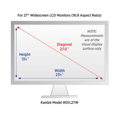 Kantek SVL27W Secure View Blackout Privacy