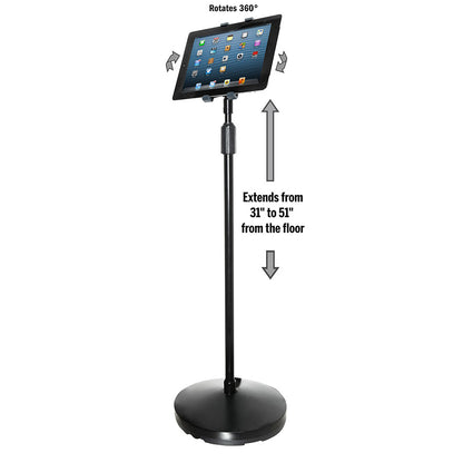 Kantek TS890 Floor Stand for 7˝-10˝ Tablets