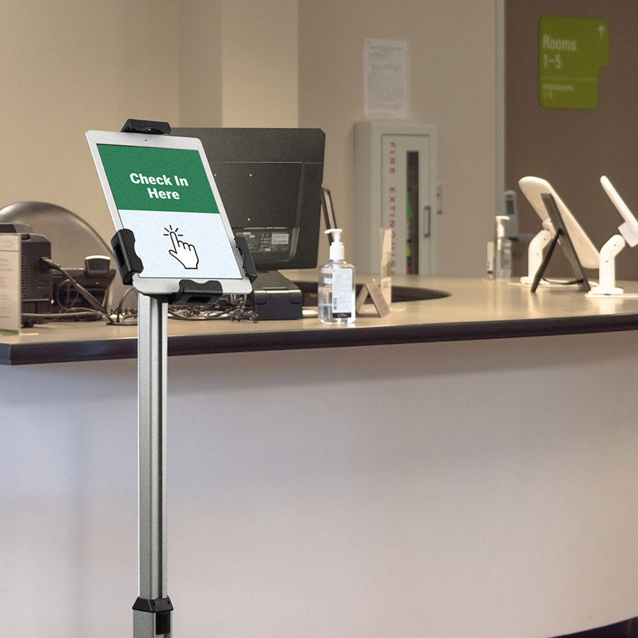 Kantek TS960 Floor Mounted Tablet Kiosk Stand