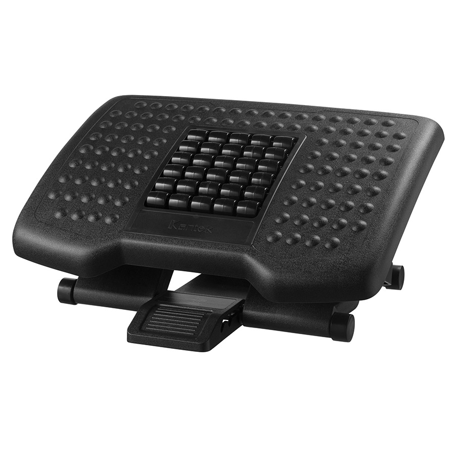 Premium Height Adjustable Footrest with Rollers : Kantek Inc.