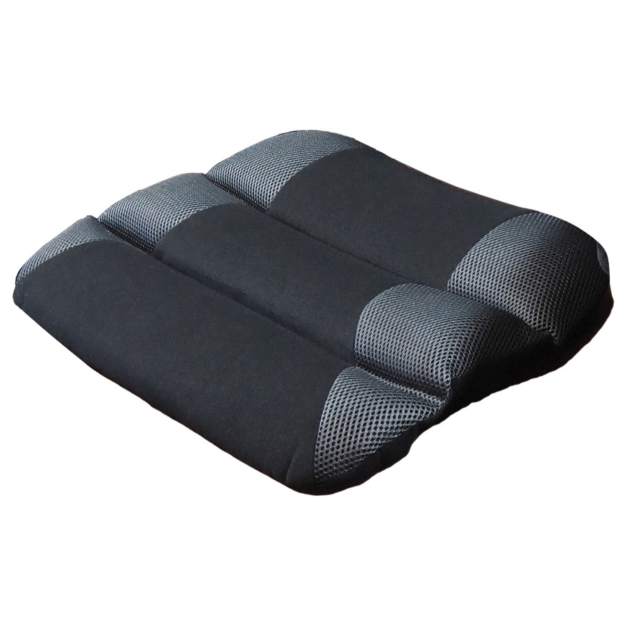 Master Caster Deluxe Seat/Back Cushion W/memory Foam, Black (MAS91061)